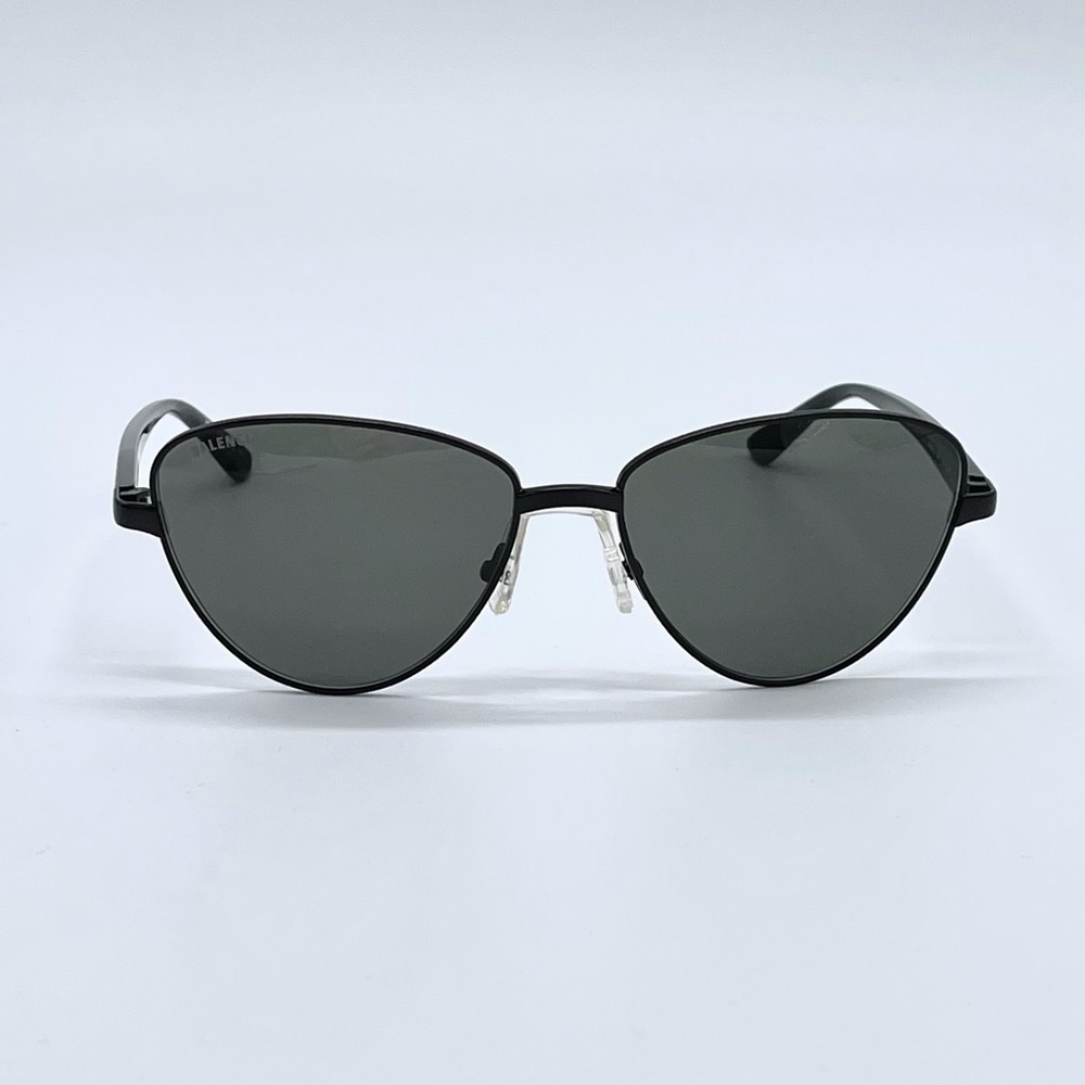 NEW BALENCIAGA BB0011S 001 BALCK SUNGLASSES - Picture 3 of 15